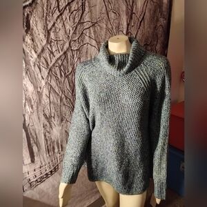 SOLD Colorful Cowl Neck Sweater Women's Size XXL NEW With TAGS